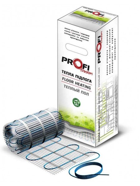 Тепла підлога під плитку 1,0 м2 ProfiTherm (Польща)